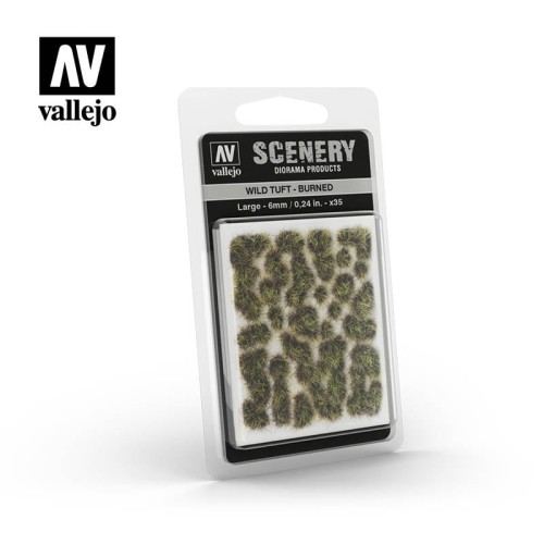 Vallejo Scenery Wild Tuft - Burned 6mm