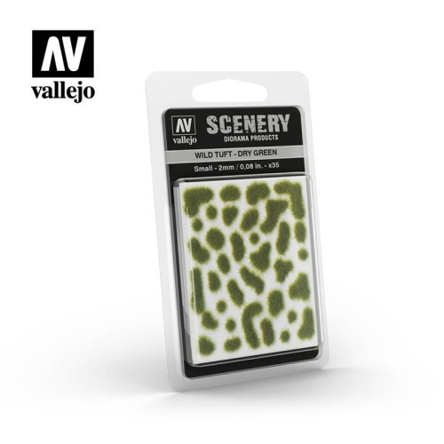 Vallejo Scenery Wild Tuft - Dry Green 2mm