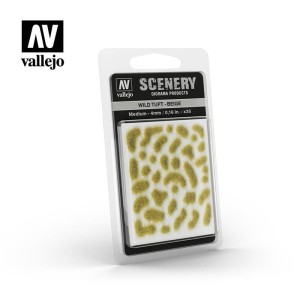 Vallejo Scenery Wild Tuft - Beige 4mm