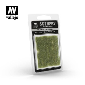 Vallejo Scenery Wild Tuft - Dry Green 12mm