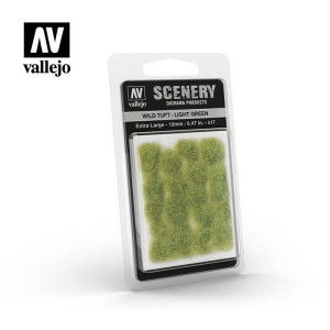 Vallejo Scenery Wild Tuft - Light Green 12mm
