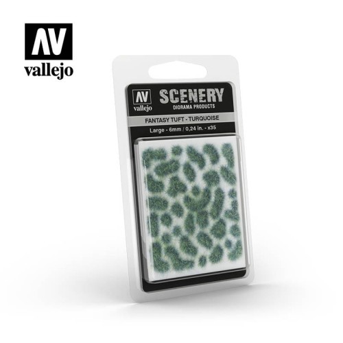 Vallejo Scenery Fantasy Tuft - Turquoise 6mm