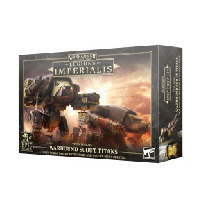 Legions Imperialis: Warhound Scout Titans with Turbo Laster Destructors and Vulcan Mega-Boulters