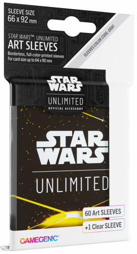 SWU Art Sleeves - Card Back Yellow