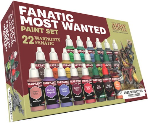 The Army Painter: Warpaints Fanatic - Most Wanted Paint Set 