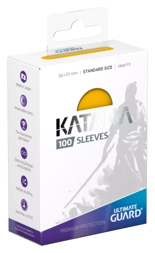 Ultimate Guard Katana Sleeves Yellow