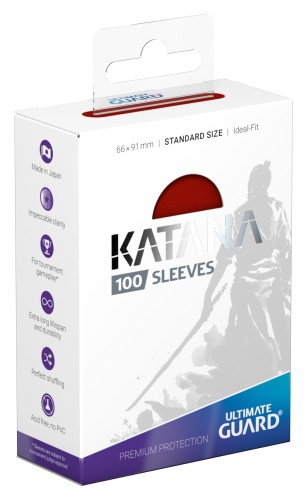 Ultimate Guard Katana Sleeves Red