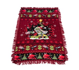 Da Red Gobbo Knitted Blanket