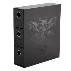 Pudełko Dragon Shield Fortress Card Drawers Czarne
