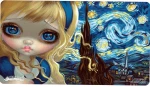 Mata Jasmine Becket-Griffith Alice in The Starry Night
