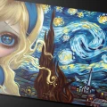Mata Jasmine Becket-Griffith Alice in The Starry Night