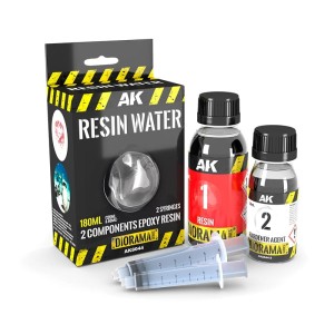 Resin Water - 2 Components Epoxy Resin 180 ml