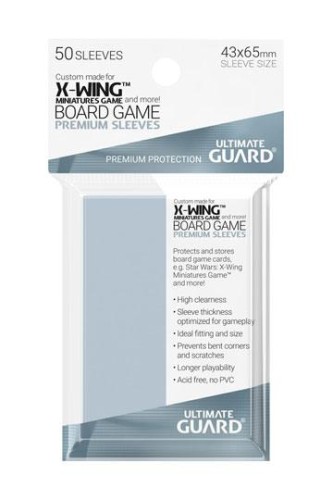 Ultimate Guard Board Game Sleeves (50) - X-Wing Miniatures Game