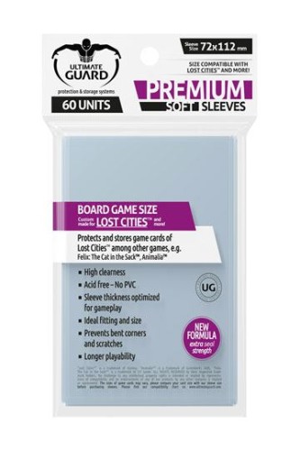 Ultimate Guard Board Game Sleeves (60) - Lost Cities