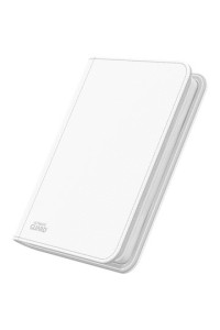 Zipfolio 160 8-Pocket Xenoskin - White