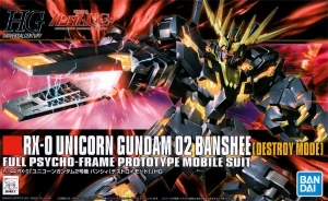 HGUC 1/144 RX-0 Unicorn Gundam 02 Banshee (Destroy Mode)