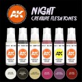 AK 3GEN Night Creatures Flesh Tones Set