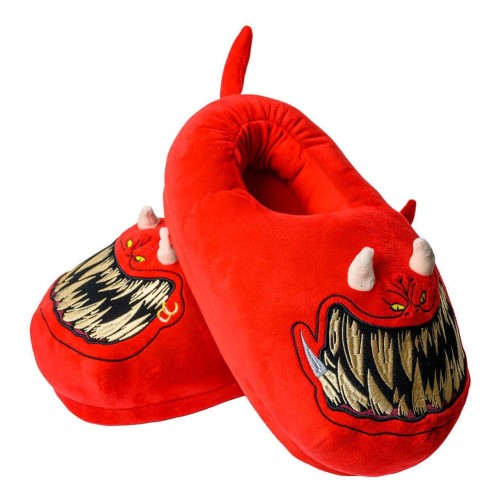 Red Squig Slippers (One Size)