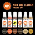 AK Interactive: SKIN AND LEATHER COLORS SET