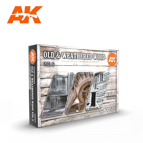 AK Interactive: OLD & WEATHERED WOOD VOL 2