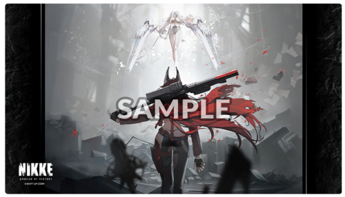 Mata Bushiroad Rubber Vol. 9 GODDESS OF VICTORY: NIKKE Design A: RED ASH - Red Hood vs Cinderella