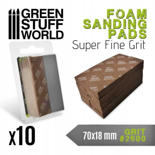 GSW Foam Sanding Pads 2500 grit 