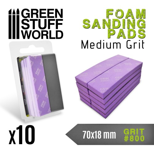 GSW Foam Sanding Pads 800 grit