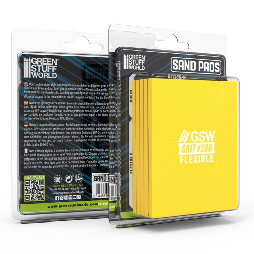 GSW Flexible Sanding Pads 280 grit  