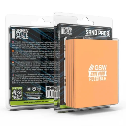 GSW Flexible Sanding Pads 180 grit  