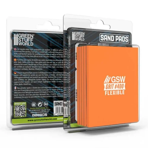 GSW Flexible Sanding Pads 400 grit 