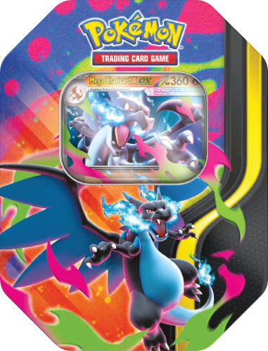 Mega Charizard Tin - Mega Charizard X ex