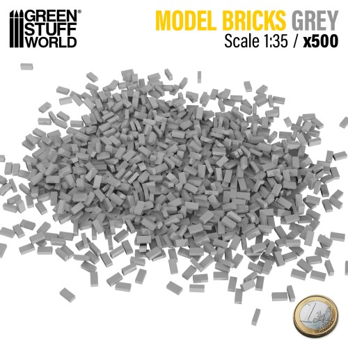 Miniature Bricks - Szare 500 szt.