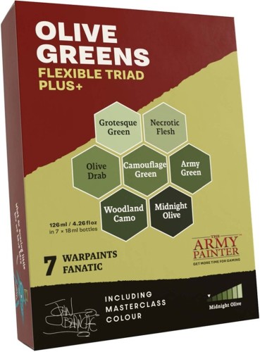 The Army Painter Flexible triad - Olive Greens