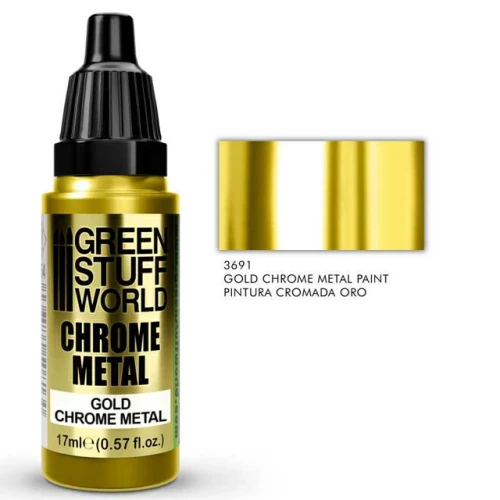 GSW Chrome Paint - GOLD 17ml - 3691