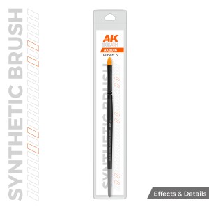 AK Synthetic Brush – Filbert 6