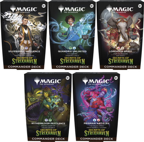 Secrets of Strixhaven - Zestaw 5 Commander Deck