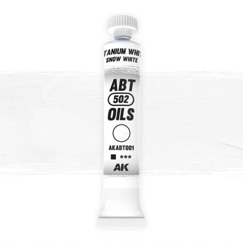 AK ABT502 Titanium White/Snow white 20ml