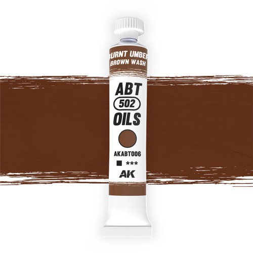 AK ABT502 Burnt Umber/Brown Wash 20ml