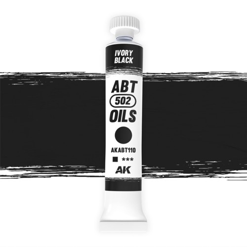 AK ABT502 Ivory Black 20ml 
