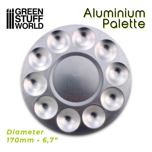 Metalowa paleta na farby