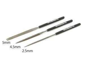 Tamiya zestaw pilników (Smooth double-cut)