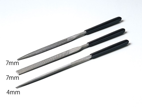 Tamiya zestaw pilników (Medium double-cut)