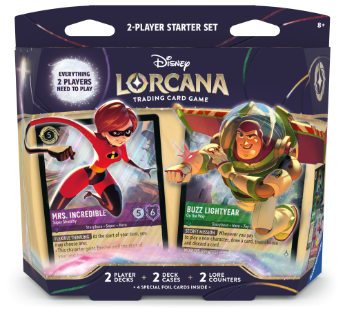 Disney Lorcana Wilds Unknown zestaw Startowy dla 2 graczy
