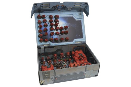 Strike Force Box z dodatkową płytką na górnej klapce Sci-fi