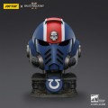 Space Marine 2 Ultramarines Lieutenant Titus helmet with Display Stand