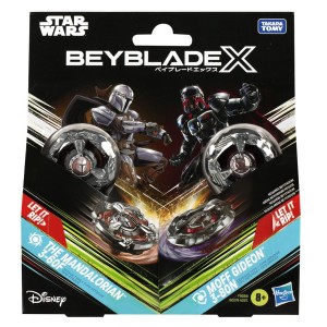Beyblade X Star Wars Collab The Mandalorian 3-60F vs. Moff Gideon 3-80N Pack