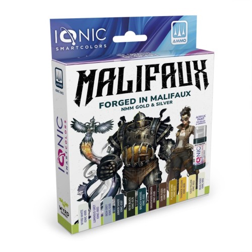 Ionic Smart Colors Malifaux Forged in Malifaux NMM Gold and Silver Set