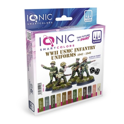 Ionic Smart Colors WWII USMC Infantry Uniforms 1942-1945 Set