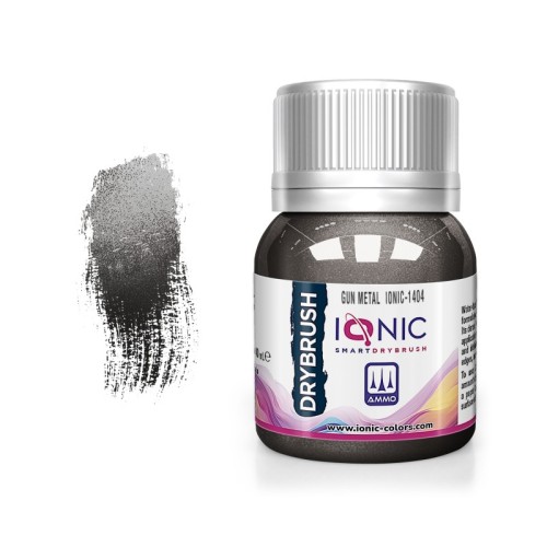 Ionic Drybrush Gun Metal 40ml