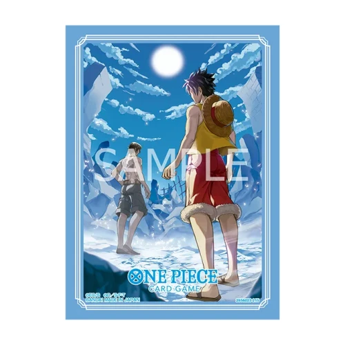 One Piece Official Sleeves 15 Luffy & Ace